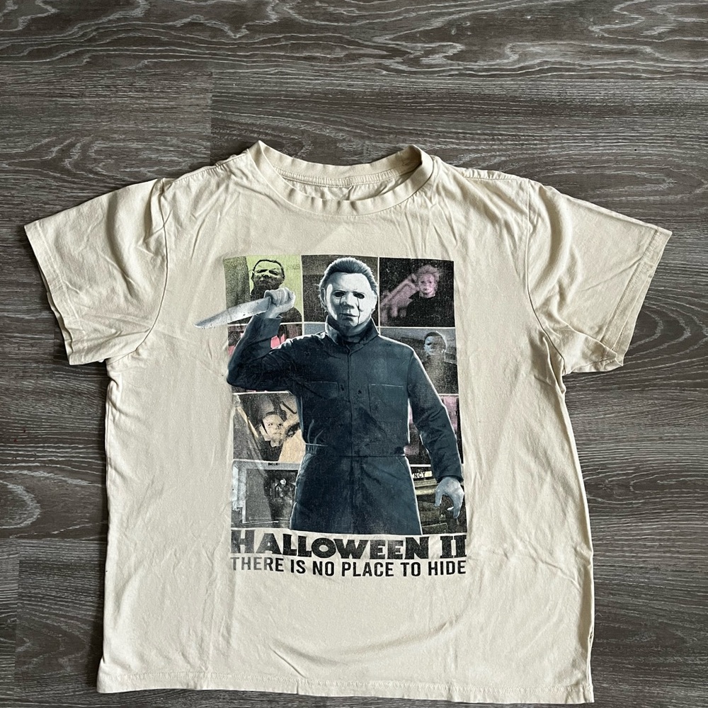 Men’s Cream Halloween II Graphic Tee